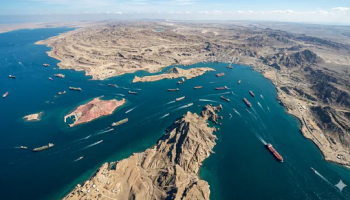 Strait of Hormuz, a critical global energy chokepoint where shipping lanes carrying a significant share of the world's oil and gas pass through narrow waters, amid heightened tensions and disrupted maritime traffic.