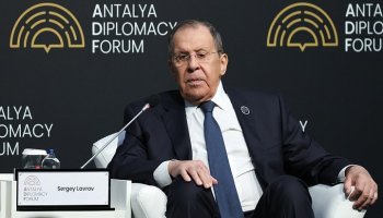 Russian Foreign Minister Sergey Lavrov.
