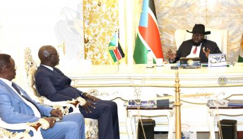 South Sudan President Salva Kiir Mayardit meets officials in Juba to discuss funding for the country's December 2026 elections.