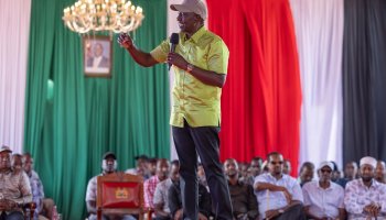 Kenyan President William Samoei Ruto