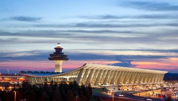 Washington Dulles International Airport is the main international airport serving Washington, D.C., the capital of the United States.